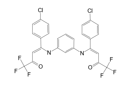 (Z,Z)-N,N'-BIS-[1-(4-CHLOROPHENYL)-4,4,4-TRIFLUORO-3-OXO-1-BUTEN-1-YL]-1,3-PHENYLENEDIAMINE