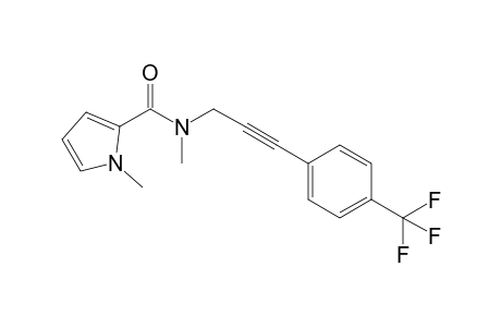 1-Methyl-1H-pyrrole-2-carboxylic acid methyl-[3-(4-trifluoromethylphenyl)prop-2-ynyl]amide