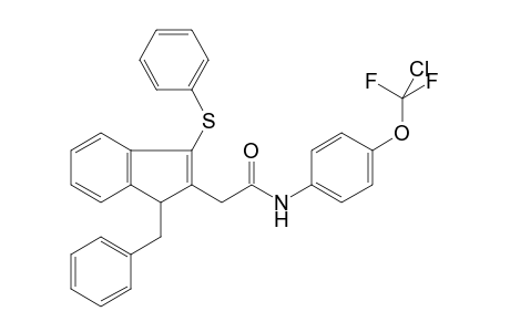 2-[1-benzyl-3-(phenylthio)-1H-inden-2-yl]-N-[4-[chloro(difluoro)methoxy]phenyl]acetamide