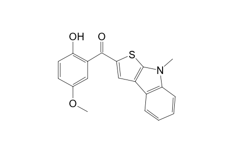 5-Methoxy-2-{8-methyl-8H-thieno[2,3-b]indole-2-carbonyl}-phenol