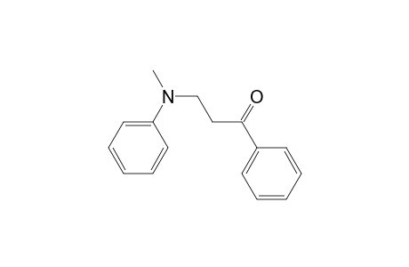 1-Propanone, 3-(methylphenylamino)-1-phenyl-