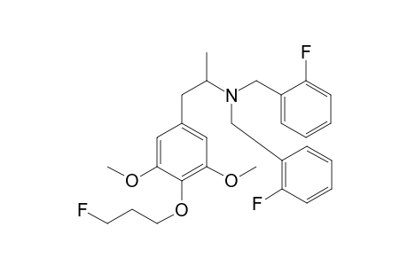 N,N-Bis(2-fluorobenzyl)-4-(3-fluoropropoxy)-3,5-dimethoxyamphetamine
