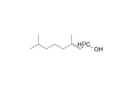 (1-(13)C)-6,7-dihydrogeraniol