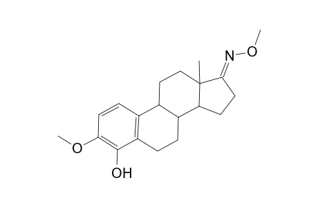 Estra-1,3,5(10)-trien-17-one, 4-hydroxy-3-methoxy-, O-methyloxime