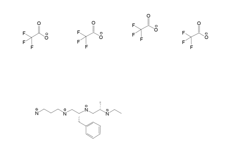 12-AMINO-(4R)-METHYL-(7S)-BENZYL-3,6,9-TRIAZAUNDECANE-TETRAKIS-(TRIFLUOROACETATIC-ACID)-SALT