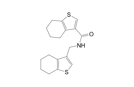 1-Benzothiophene-3-carboxamide, 4,5,6,7-tetrahydro-N-[(4,5,6,7-tetrahydro-1-benzothiophen-3-yl)methyl]-