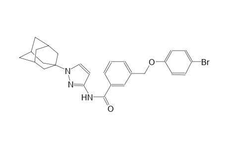 N-[1-(1-adamantyl)-1H-pyrazol-3-yl]-3-[(4-bromophenoxy)methyl]benzamide