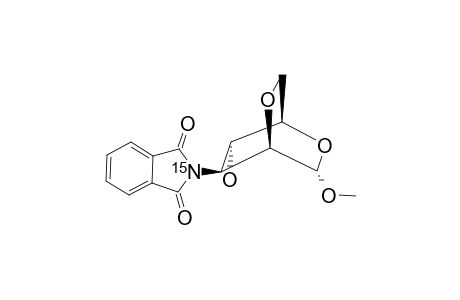 METHYL-2,6-ANHYDRO-3-DEOXY-3-PHTHALIMIDO-ALPHA-D-MANNOPYRANOSIDE-3-(15)N