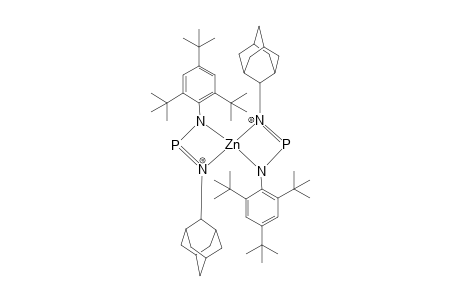 {3,6-bis[2',4',6'-tris(t-Butyl)phenyl]-1,4-bis(adamantyl)-bicyclo-2,5-phospaazene}-zinc