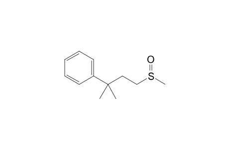 (2-methyl-4-methylsulfinyl-butan-2-yl)benzene