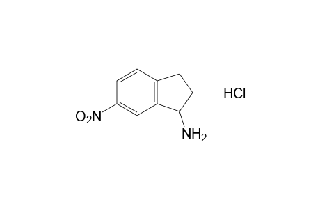 6-nitro-1-indanamine, hydrochloride