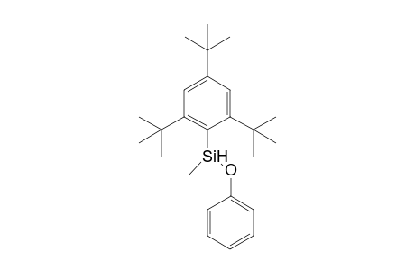 Methyl-phenoxy-(2,4,6-tri-tert.butylphenyl)-silane