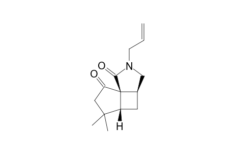 3-Allyl-8,8-dimethyl-2,10-dioxo-3-azatricyclo[5.3.0.0(1,5)]decane