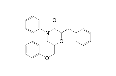 2-Benzylidene-6-(phenoxymethyl)-4-phenylmorpholin-3-one