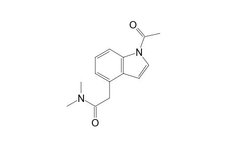 2-(1-acetyl-4-indolyl)-N,N-dimethylacetamide