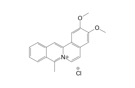 2,3-DIMETHOXY-8-METHYLDIBENZO-[A,G]-QUINOLIZINIUMCHLORIDE.2H2O