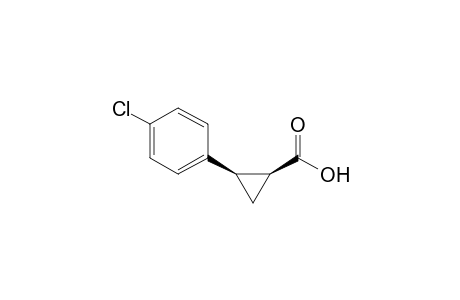 (1S,2R)-2-(4-chlorophenyl)-1-cyclopropanecarboxylic acid