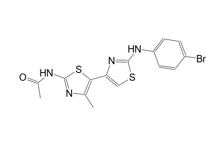 N-(2-((4-bromophenyl)amino)-4'-methyl-[4,5'-bithiazol]-2'-yl)acetamide