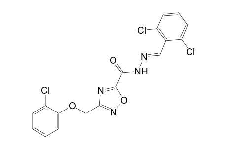 3-[(o-chlorophenoxy)methyl]-1,2,4-oxadiazole-5-carboxylic acid, (2,6-dichlorobenzylidene)hydrazide