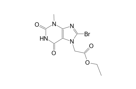 1H-purine-7-acetic acid, 8-bromo-2,3,6,7-tetrahydro-3-methyl-2,6-dioxo-, ethyl ester