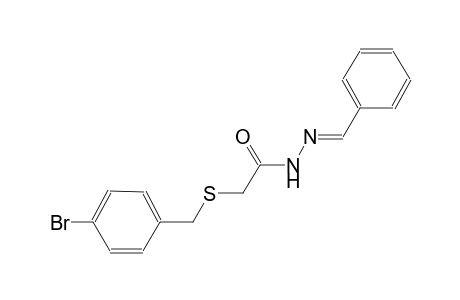 acetic acid, [[(4-bromophenyl)methyl]thio]-, 2-[(E)-phenylmethylidene]hydrazide
