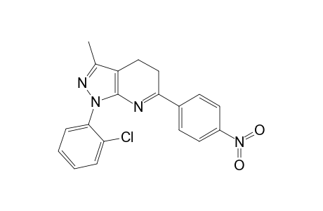 1-(2'-Chlorophenyl)-6-(4'-nitrophenyl)-3-methyl-4,5-dihydropyrazolo[3,4-b]pyridine