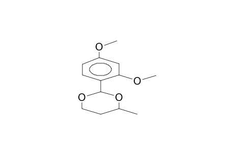 2-(2',4'-DIMETHOXYPHENYL)-4-METHYL-1,3-DIOXANE