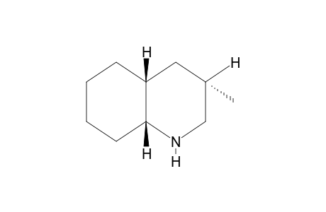 cis-DECAHYDRO-3alpha-METHYLQUINOLINE