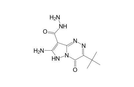 7-Amino-3-tert-butyl-4-oxo-4,6-dihydropyrazolo[5,1-c][1,2,4]triazine-8-carbohydrazide