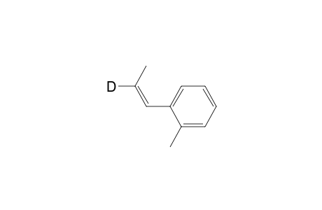 Benzene, 1-methyl-2-(1-propenyl-2-D)-, (Z)-