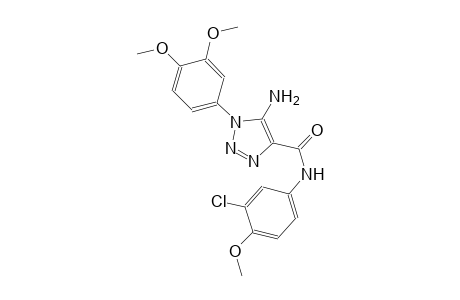 1H-1,2,3-triazole-4-carboxamide, 5-amino-N-(3-chloro-4-methoxyphenyl)-1-(3,4-dimethoxyphenyl)-