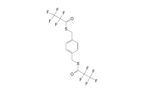 1,4-Benzenedimethanethiol, S,S'-di(pentafluoropropionyl)-