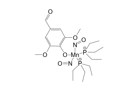 Manganese[(2,6-dimethoxy-4-formyl)phenoxy]-( dinitrosyl)-bis(triethylphosphane) complexe