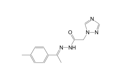 N'-[(E)-1-(4-methylphenyl)ethylidene]-2-(1H-1,2,4-triazol-1-yl)acetohydrazide