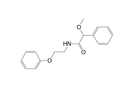 benzeneacetamide, alpha-methoxy-N-(2-phenoxyethyl)-