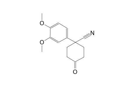 cyclohexanecarbonitrile, 1-(3,4-dimethoxyphenyl)-4-oxo-