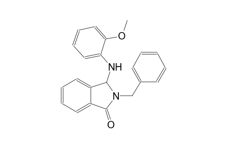 1H-isoindol-1-one, 2,3-dihydro-3-[(2-methoxyphenyl)amino]-2-(phenylmethyl)-