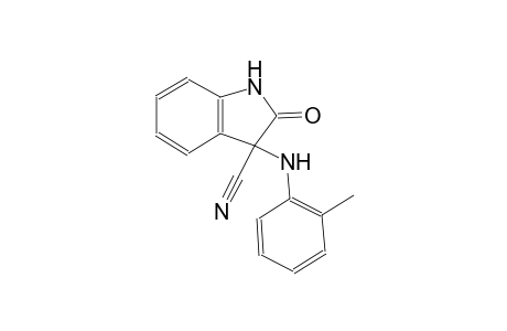 1H-indole-3-carbonitrile, 2,3-dihydro-3-[(2-methylphenyl)amino]-2-oxo-
