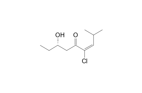 (3E,7S)-4-Chloro-7-hydroxy-2-methylnon-3-en-5-one