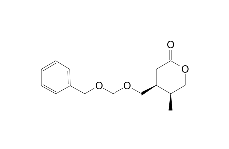 (4S,5S)-4-(((Benzyloxy)methoxy)methyl)-5-methyltetrahydropyran-2-one