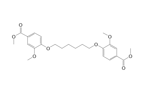 1',6'-Bis[2-methoxy-4-(methoxycarbonyl)phenoxy]hexane