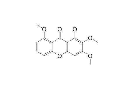 1-Hydroxy-2,3,8-trimethoxy-xanthone