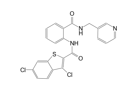 benzo[b]thiophene-2-carboxamide, 3,6-dichloro-N-[2-[[(3-pyridinylmethyl)amino]carbonyl]phenyl]-