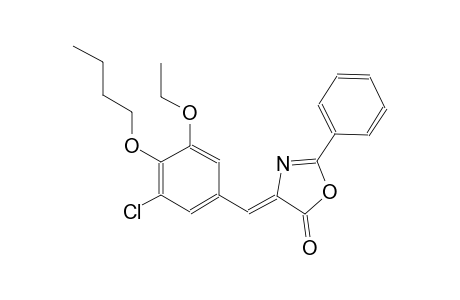 (4Z)-4-(4-butoxy-3-chloro-5-ethoxybenzylidene)-2-phenyl-1,3-oxazol-5(4H)-one