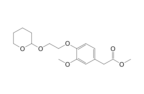 Methyl {3-methoxy-4-[2-(tetrahydro-2H-pyran-2-yloxy)ethoxy]phenyl}acetate