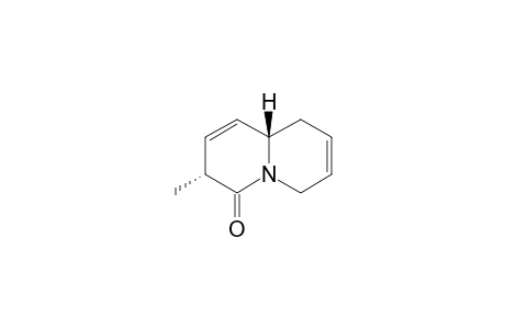 (+-)-trans-3-Methyl-3,6,9,9a-tetrahydroquinolizin-4-one