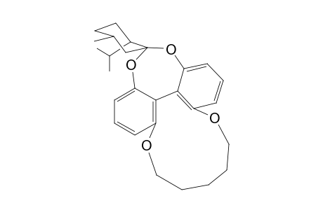 6,6'-Pentylenedioxy-2,2'-(6-isopropyl-3-methylcyclohexylidenedioxy)biphenyl