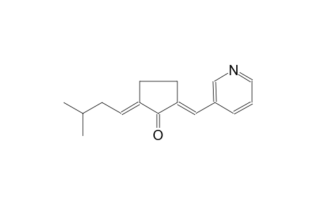 cyclopentanone, 2-(3-methylbutylidene)-5-(3-pyridinylmethylene)-,(2E,5E)-
