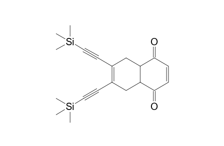 4a,5,8,8a-Tetrahydro-6,7-bis[(trimethylsilyl)ethynyl]-1,4-naphthoquinone