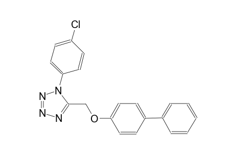 1H-tetrazole, 5-[([1,1'-biphenyl]-4-yloxy)methyl]-1-(4-chlorophenyl)-